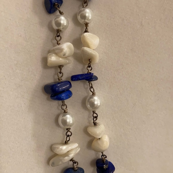Lapis & Pearls X 2 - Picture 6 of 10